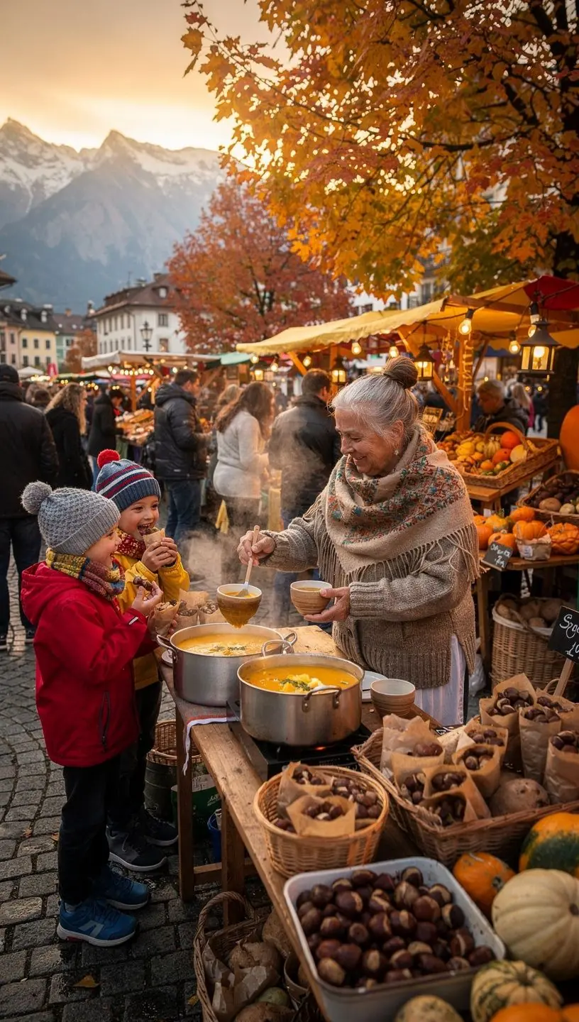 Ein Tisch voller bunter, frischer Salate und hausgemachter Dips für die Gäste.